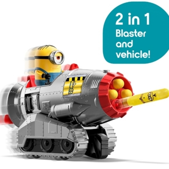 Minions Minion Missile Two-in-One Combat Tank and Missile Blaster - Picture 2 of 5